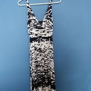 NWOT Black and White Maxi dress